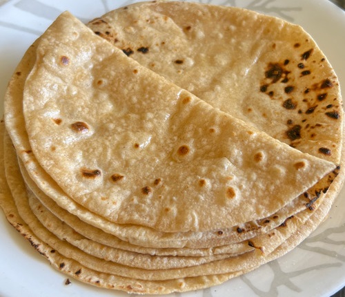 Traditional chapati roti
